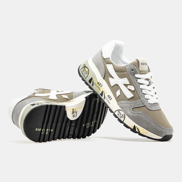 Кросівки Premiata Mick Beige Grey White 21012 фото