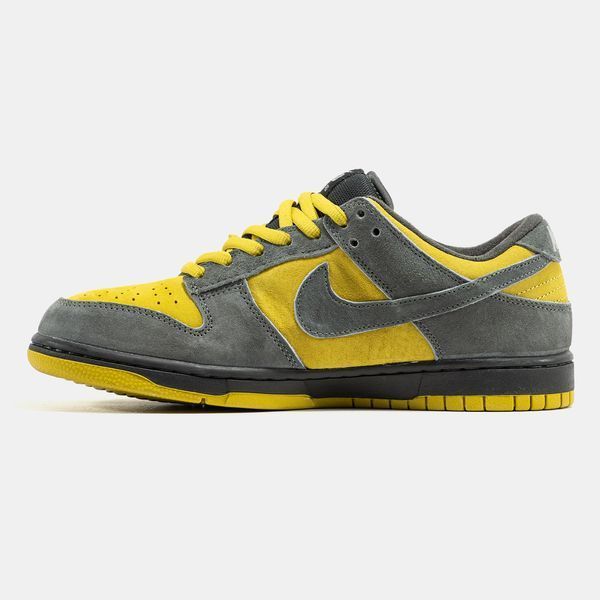 Кросівки Nike SB Dunk Low x Supreme Grey Yellow 23768 фото