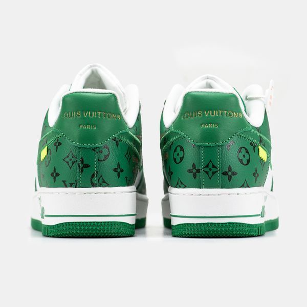 Кросівки Nike Air Force 1 x Louis Vuitton Green White 14894-38 фото