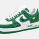Кросівки Nike Air Force 1 x Louis Vuitton Green White 14894-38 фото 8
