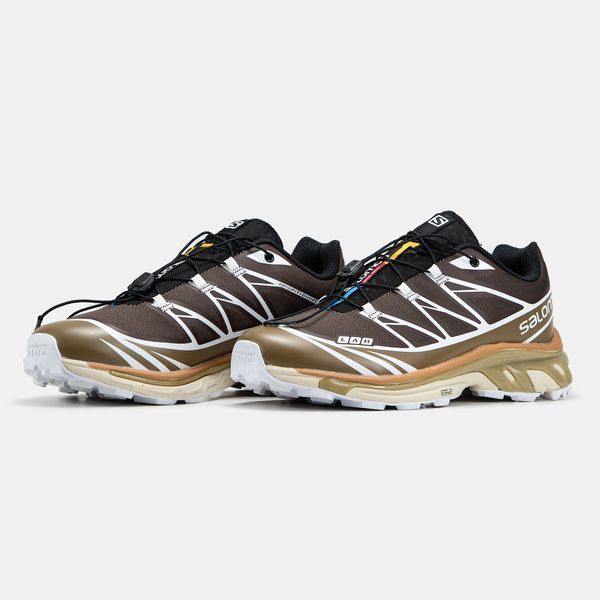 Кросівки Salomon XT-6 Kangaroo Brown Beige 11969 фото