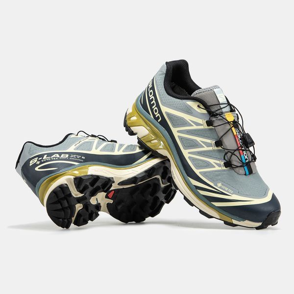 Кросівки Salomon XT-6 Adv Dover Blue Beige Gore-Tex 17989 фото