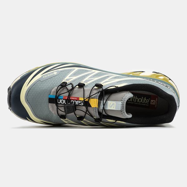 Кросівки Salomon XT-6 Adv Dover Blue Beige Gore-Tex 17989 фото