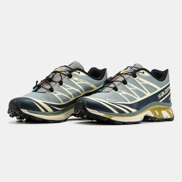 Кросівки Salomon XT-6 Adv Dover Blue Beige Gore-Tex 17989 фото