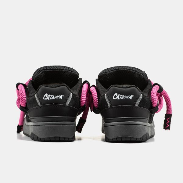 Кросівки Cat & Sofa Dreadlocks Black Grey Pink 24059-37 фото
