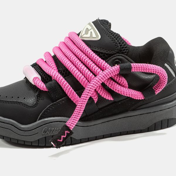 Кросівки Cat & Sofa Dreadlocks Black Grey Pink 24059-37 фото