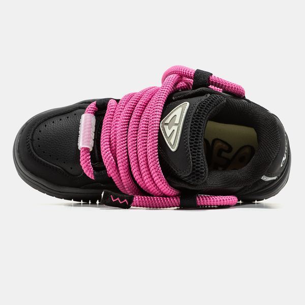 Кросівки Cat & Sofa Dreadlocks Black Grey Pink 24059-37 фото