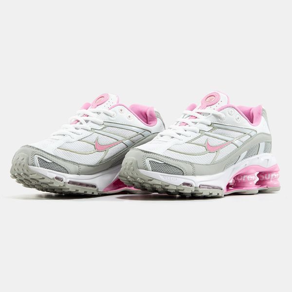 Кросівки Nike Shox Ride 2 Supreme White Pink 19443 фото