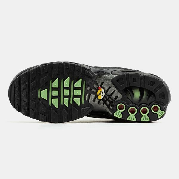 Кросівки Nike Air Max TN Plus Black Silver Green 09118 фото