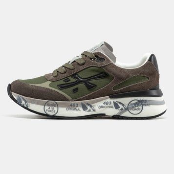 Кросівки Premiata Moerun Khaki Brown 23541 фото