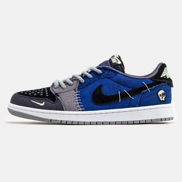 Кросівки Nike Air Jordan 1 Low Voodoo Alternate Blue Black 14873 фото