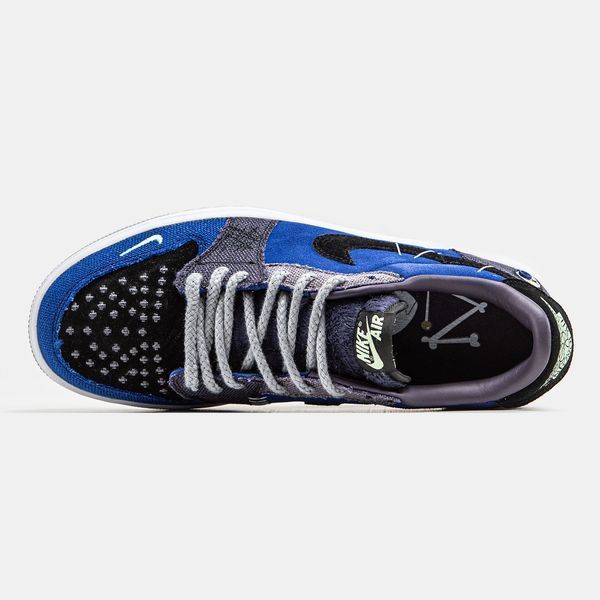 Кросівки Nike Air Jordan 1 Low Voodoo Alternate Blue Black 14873 фото