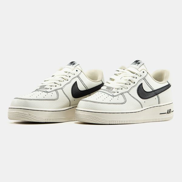 Кросівки Nike Air Force 1 Cream Black 22242-41 фото