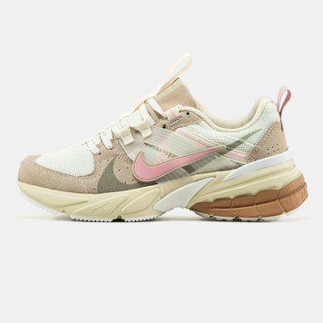 Кросівки Nike V2K.3 Runtekk Beige Pink Green 17495 фото