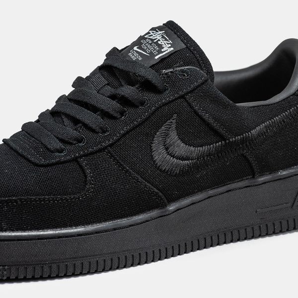 Кросівки Nike Air Force 1 Low Black x Stussy 05914 фото