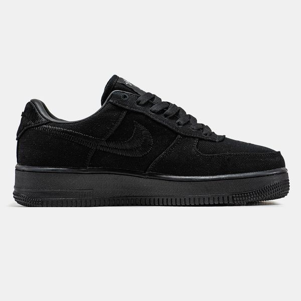 Кросівки Nike Air Force 1 Low Black x Stussy 05914 фото