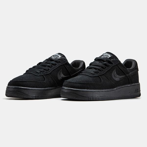 Кросівки Nike Air Force 1 Low Black x Stussy 05914 фото
