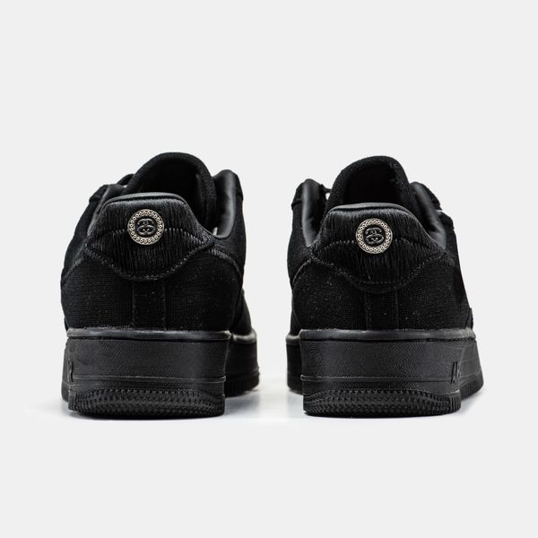Кросівки Nike Air Force 1 Low Black x Stussy 05914 фото