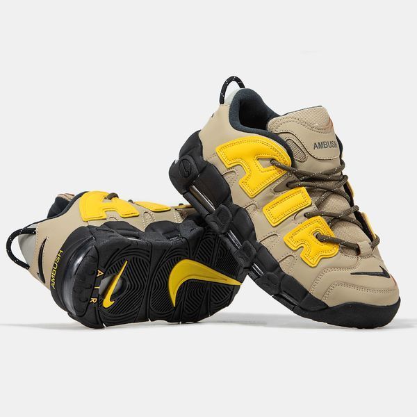 Кросівки Nike Air More Uptempo Low Ambush BeigeYellow Black 13762-40 фото