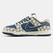 Кросівки Nike SB Dunk Low x Gucci Beige Blue 23709 фото 3