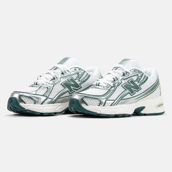 Кросівки New Balance 740v2 White Silver Green 19660 фото