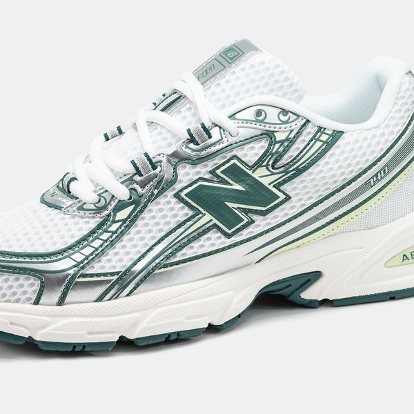 Кросівки New Balance 740v2 White Silver Green 19660 фото